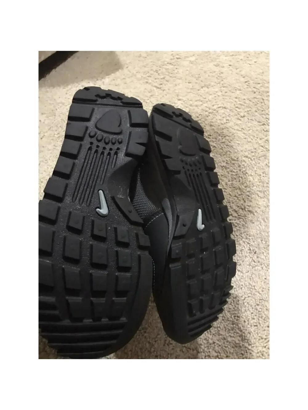 Boys NIKE ASG gray / light blue shoes size 6Y booties
